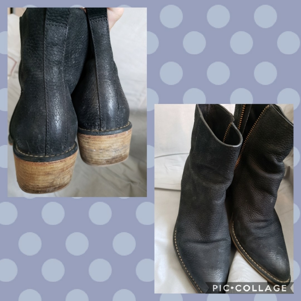 Cole Haan Reilly Pebbled Leather Zip Up Ankle Boot - Picture 3 of 8